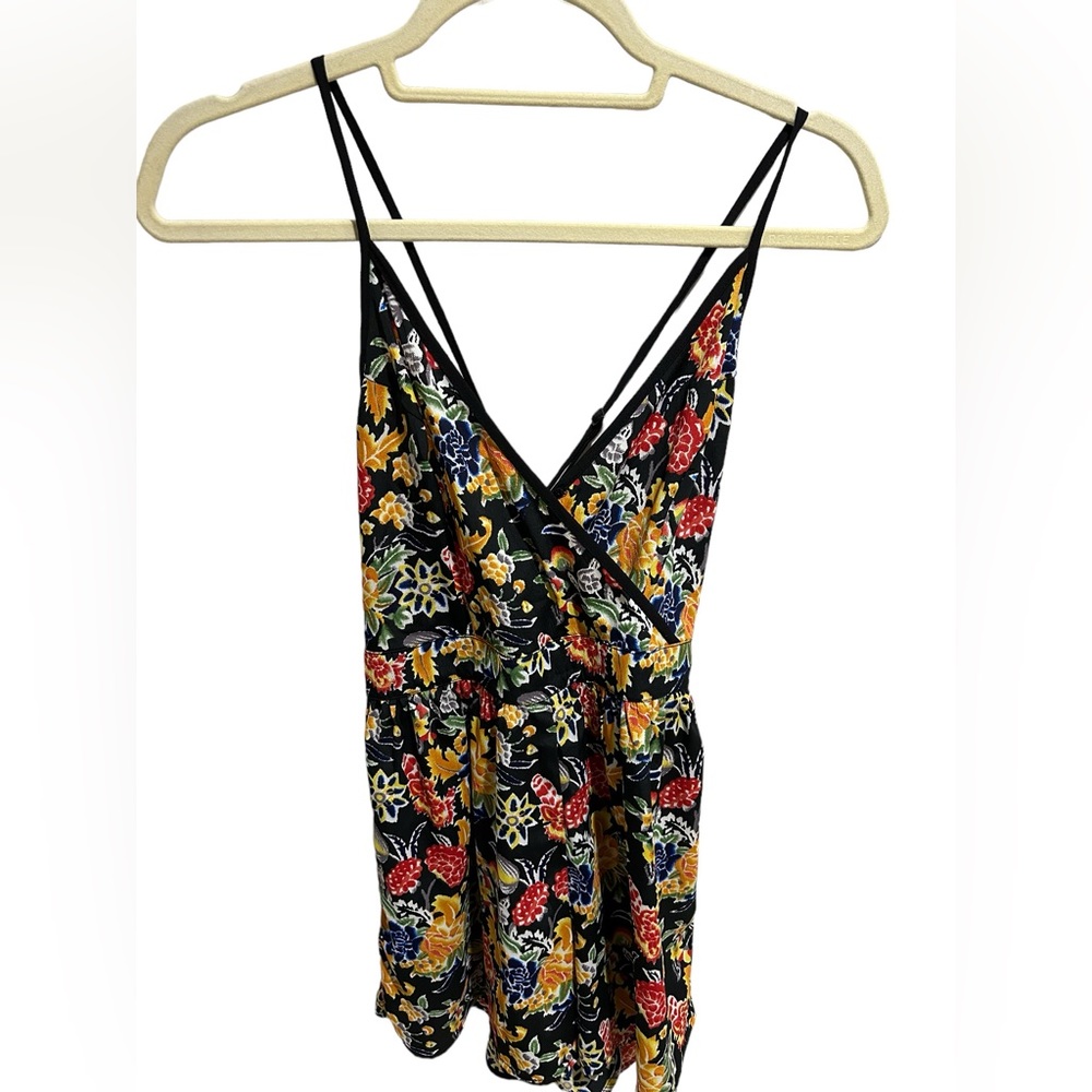 Colorful Romper with Pockets Size Small